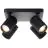 Brilliant Marty Lampa sufitowa Aluminium Piaszczysty Czarny 20W 1400lm - 830 Ciepła Biel | W Tym 4x GU10