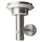 Ledvance LED Światło ścienne Endura styl Dwojako Circle Steel 6W 400lm - 830 Ciepła Biel | Solar - Czujnik ruchu i światła 