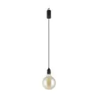 Eglo Lampa Wisząca Vignanello Czarny 827 Bardzo Ciepła Biel | IP44 - Zasilany Na Baterie
